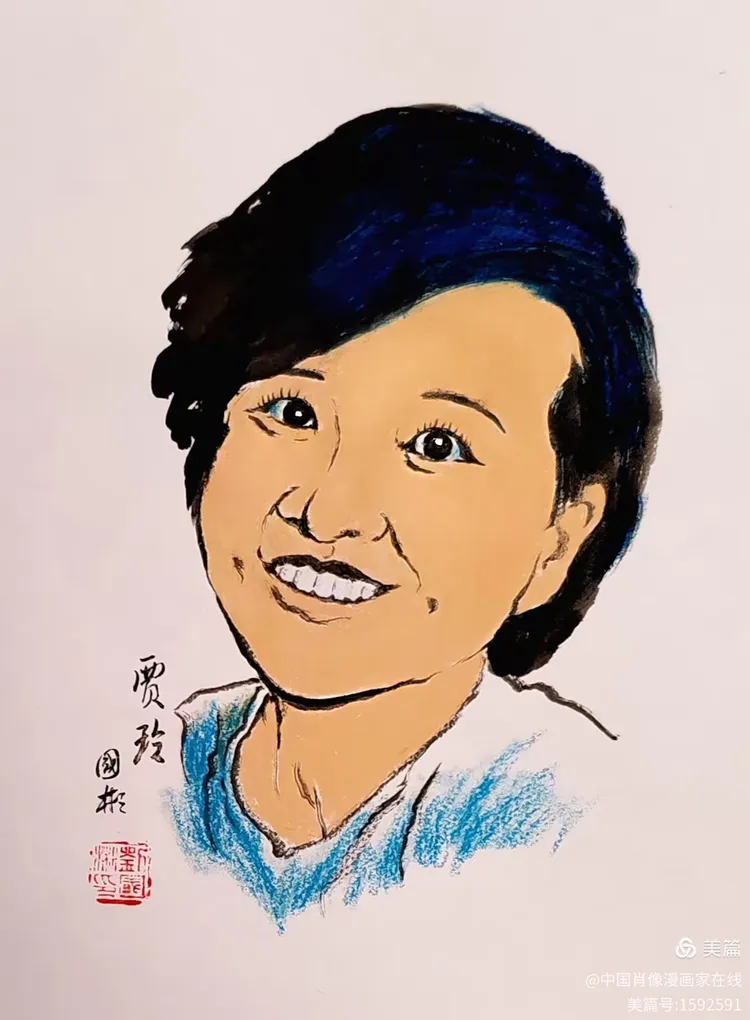 电影《热辣滚烫》漫像/贾玲